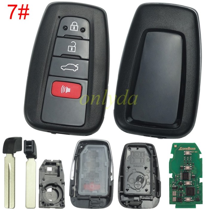 Eoneboss ET-03 universal key  for toyota, pls choose button