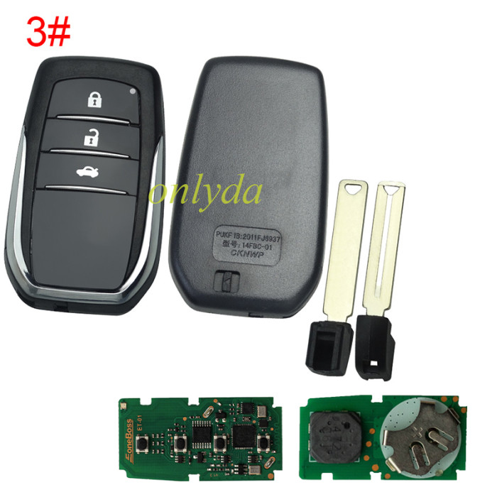 Eoneboss ET-01 universal key  for toyota, pls choose button model