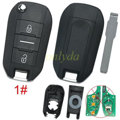 European Style for Peugeot remote key shell without badge