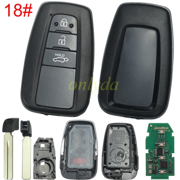 Eoneboss ET-03 universal key  for toyota, pls choose button