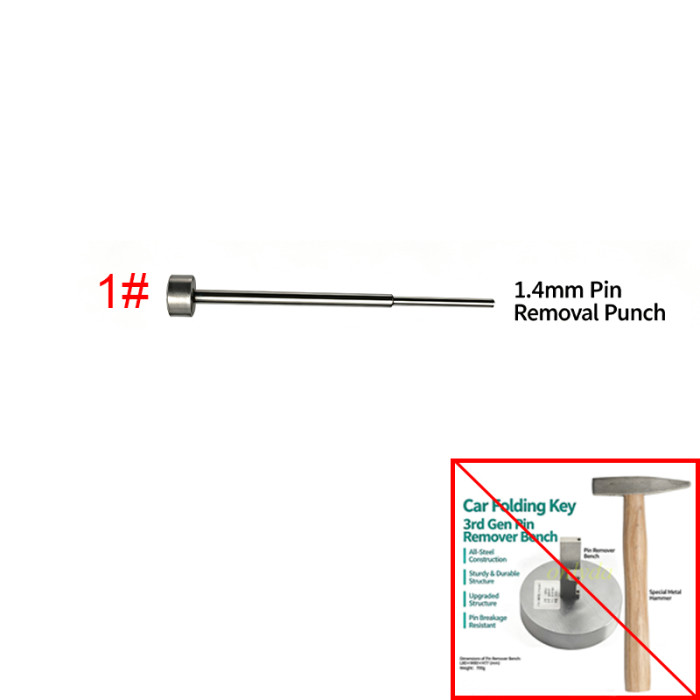 pin for OLB-033M2,  1#1.4mm  removal needle, 2# 2.0mm installation needle, pls choose model