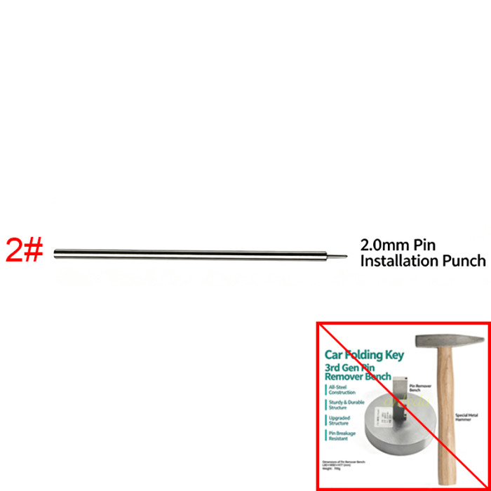 pin for OLB-033M2,  1#1.4mm  removal needle, 2# 2.0mm installation needle, pls choose model