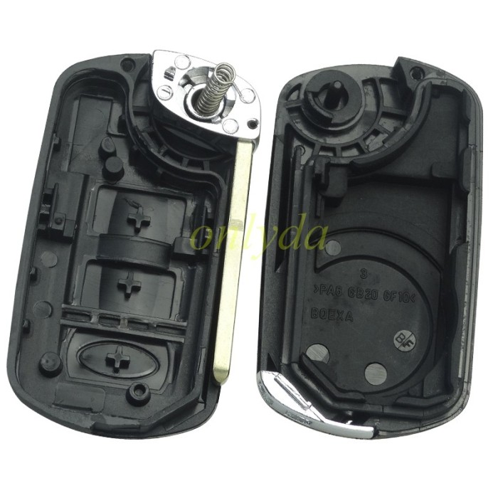 For Landrove 3 button remote key with 434mhz used for Discovery III with  with PCF7941 chip Original PCB with aftermarket shell