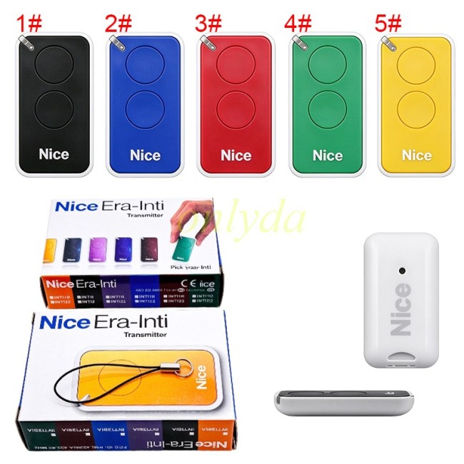INTI Niti2 Nice Era Inti 433.92MHz Remote Control for Garage Doors and Rolling Shutters