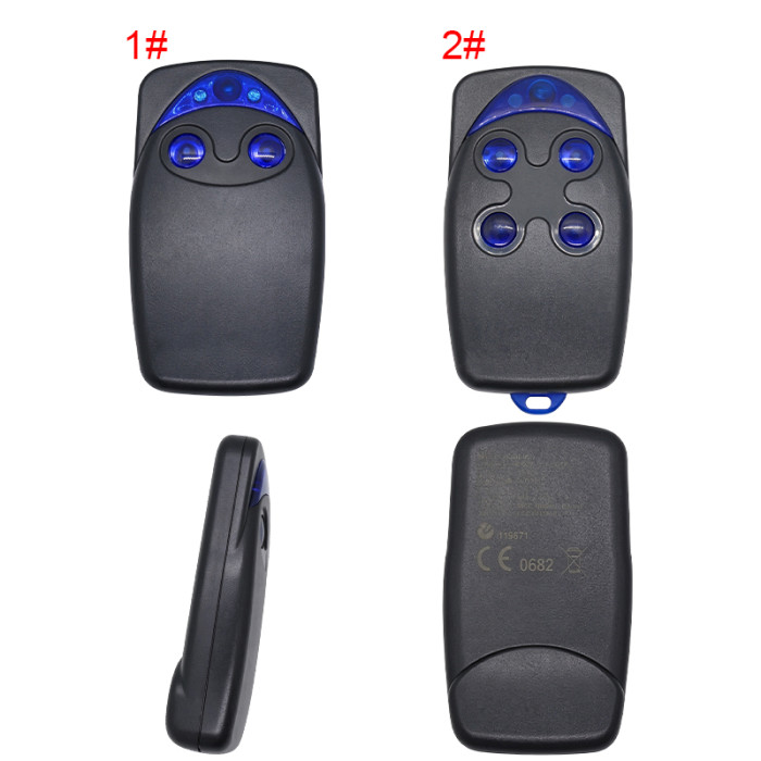 Compatible rolling-code remote control transmitter for roller shutters and garage doors (NICE FLOR-S 433.92 MHz)