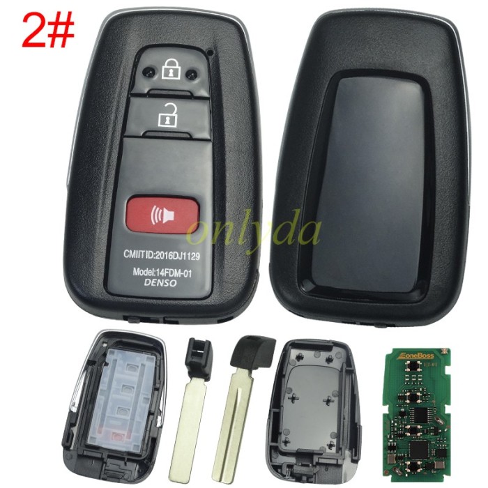 Copy Eoneboss ET-01 universal key  for toyota, pls choose button model
