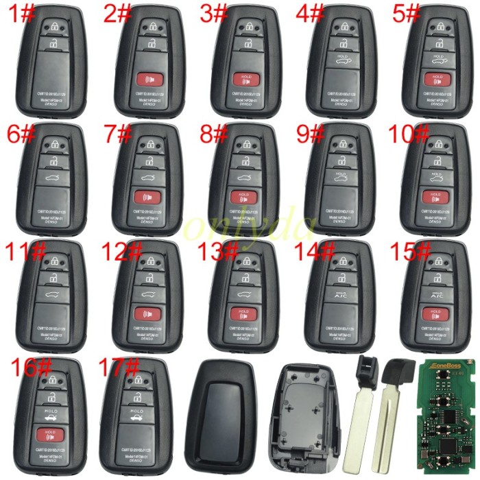 Copy Eoneboss ET-01 universal key  for toyota, pls choose button model