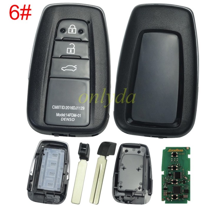 Copy Eoneboss ET-01 universal key  for toyota, pls choose button model