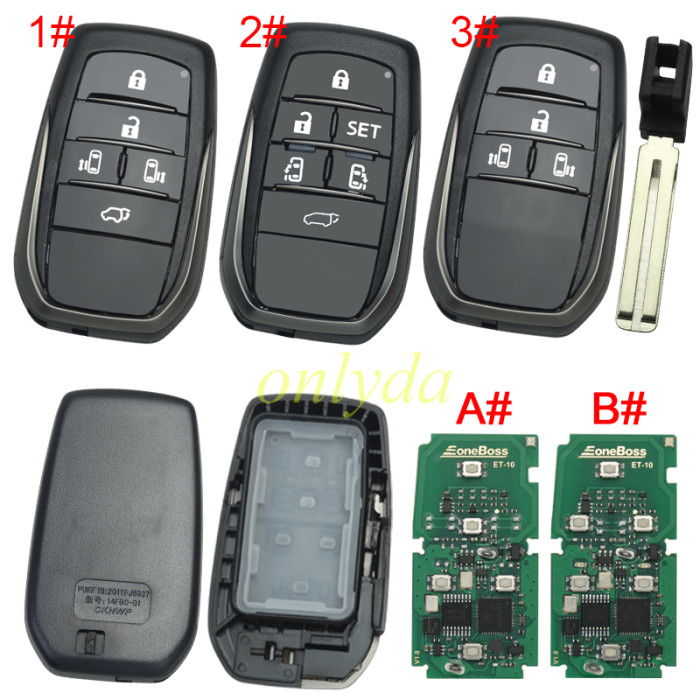 Eoneboss ET-10 universal key  for Toyota, Pls choose button