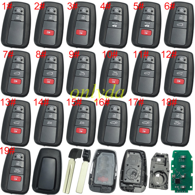 Eoneboss ET-13 universal key  for Toyota , pls choose button