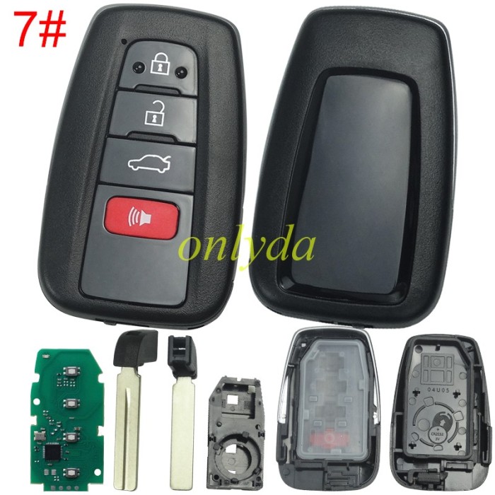Eoneboss ET-13 universal key  for Toyota , pls choose button