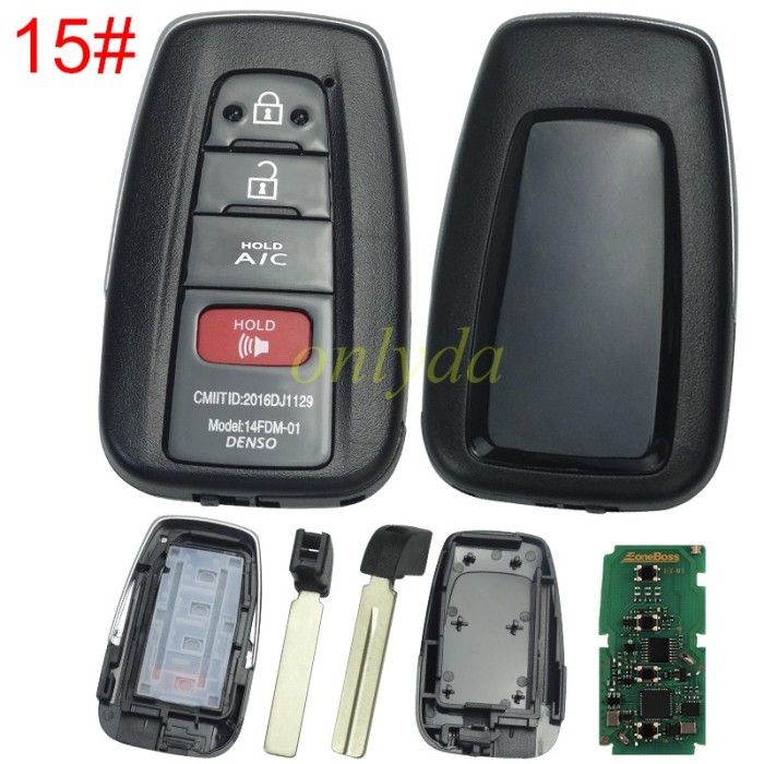 Copy Eoneboss ET-01 universal key  for toyota, pls choose button model