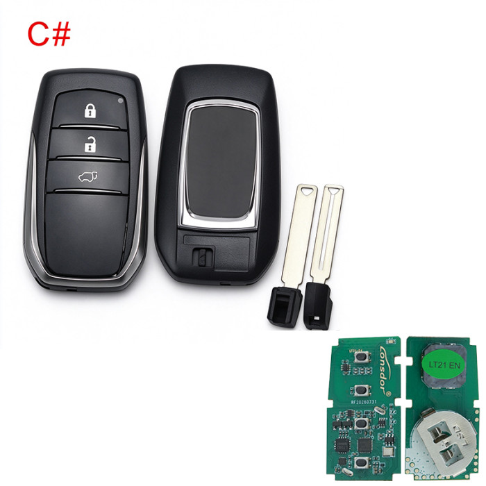 Lonsdor LT21-04 Smart Key  for 2025+ Toyota Lexus 8A B6 Type, pls choose button
