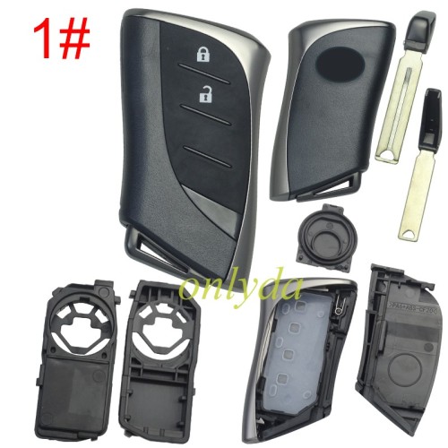 Lexus 2024 & 2025 New Lexus Models remote key blank with blade with logo  , pls choose button