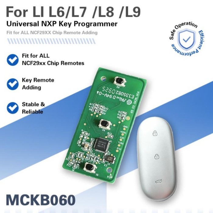 For Li, NXP Killer MCKB Solder Free Adapter   work with NXP Killer programmer, please choose the model