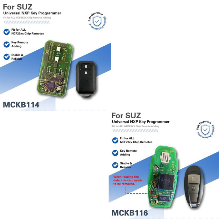 MCKB Hot Sell Adapter For Suzuki Model Work With NXP Killer Solder Free adapter easy to operate