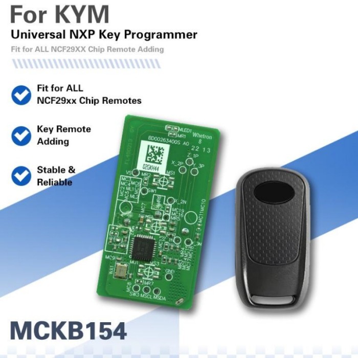 MCKB Hot Sell Adapter For KYMCO Motorcycles Model Work With NXP Killer Solder Free adapter easy to operate