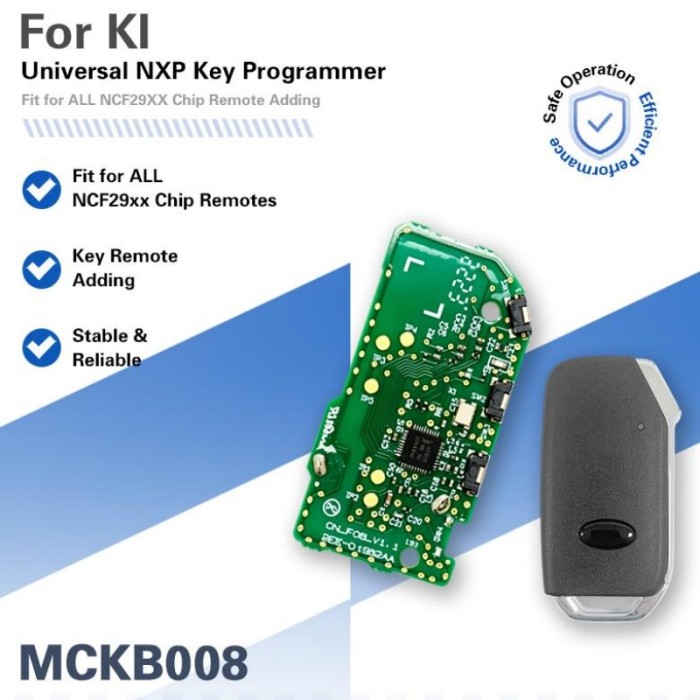 For Kia NXP Killer MCKB Solder Free Adapter   work with NXP Killer programmer, please choose the model