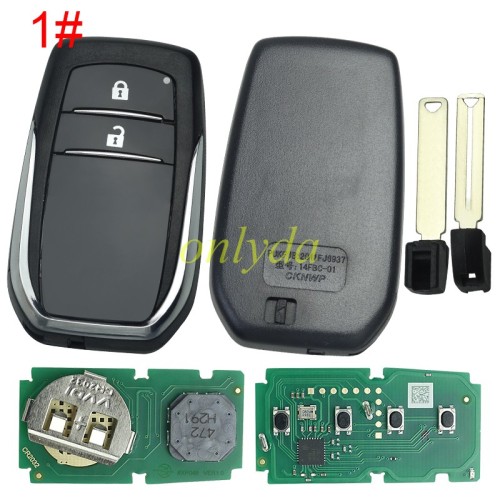 Xhorse XSTO01EN TOY.T for Toyota XM38 Smart Key with Key Shell Support 4D 8A 4A chip for Toyota Lexus pls choose key case style