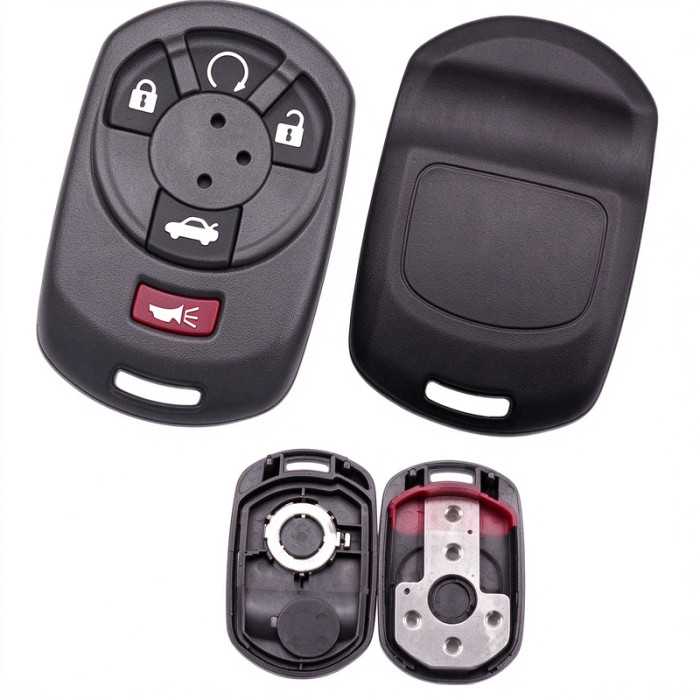 GM 4+1 button remote key blank