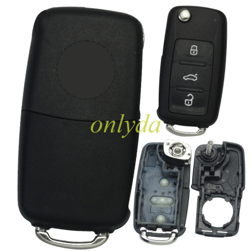（pay attention , badge with Jetta  ） New 202AD Model  original 3button ​key shell  with original accessories​  for VW Jetta  After 2011 5K0 959 753 AB 5K0 837 202 AD for vw mqb key cover replacement Volkswagen Amarok Caddy Volkswagen Beetle