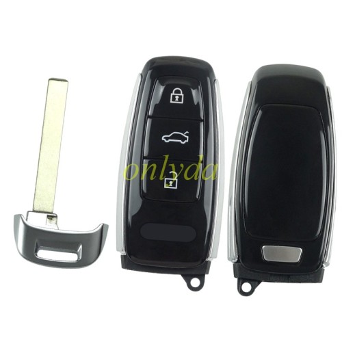 For  Audi 3 button remote key blank with badge ,it is Painted