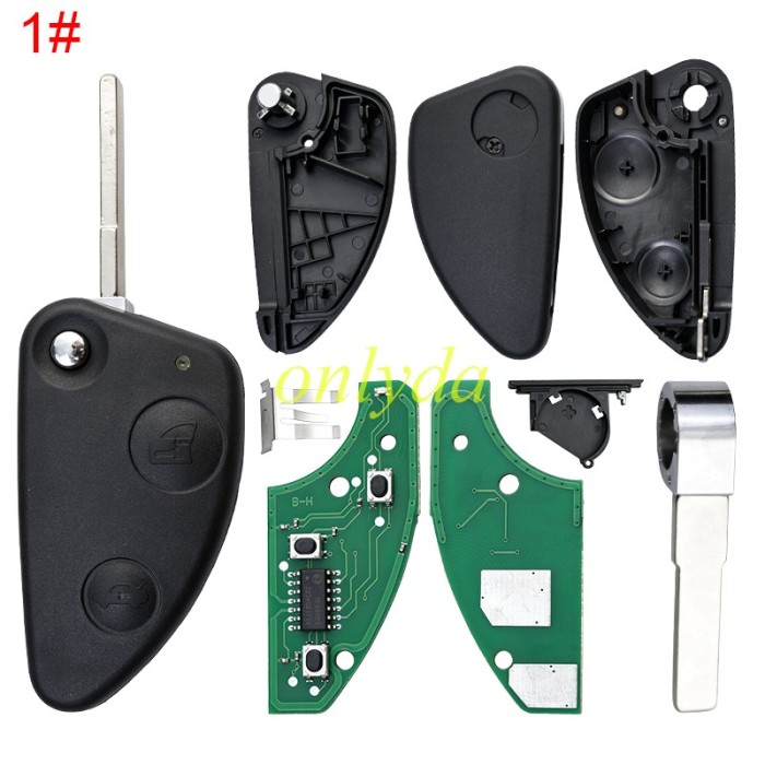 For ALFA Remote 2/3 Button,Chip ID48,   147156166GT, 434MHZ