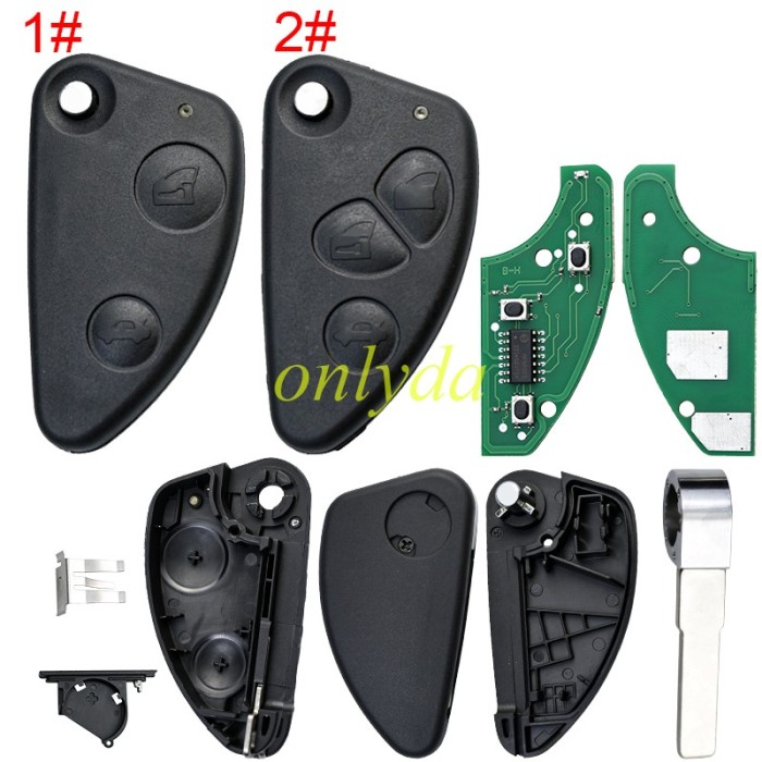 For ALFA Remote 2/3 Button,Chip ID48,   147156166GT, 434MHZ