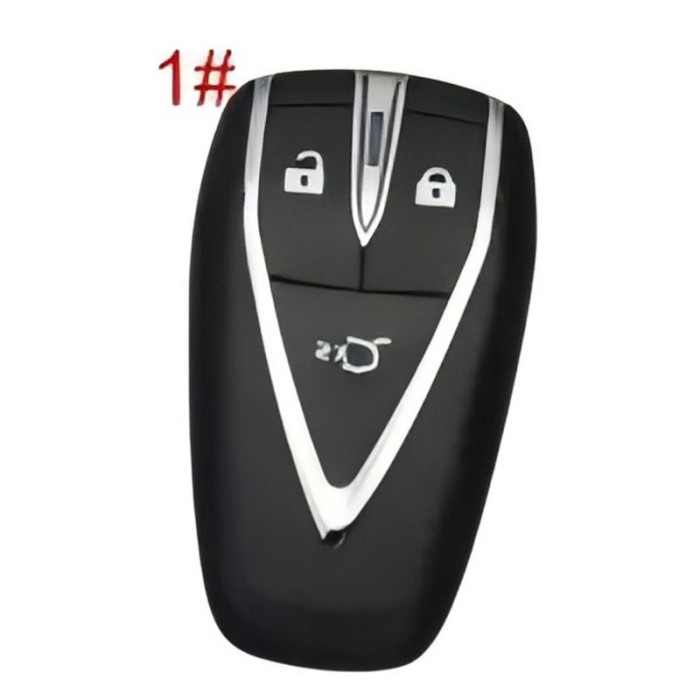 Changan EADO PLUS UNIK-K CS75 Smart Key,2021+ 4 Buttons 3608030-MK02-AA 433MHz-4AChip-FSK OEM remote key chip：HITAG 128-bits AESID4ANCF29A1M