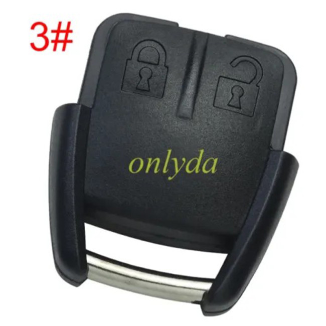 For Chevrolet 2 Button remote control with 434mhz for Brazil market Agile Montana 2009-2011