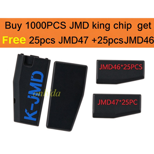 JMD KING CHIP 1000PCS/LOT With 25pcs JMD47chip and 25pcs JMD46chip free gift