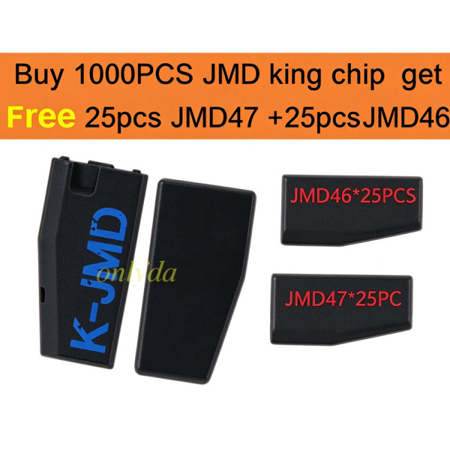 JMD KING CHIP 1000PCS/LOT With 25pcs JMD47chip and 25pcs JMD46chip free gift