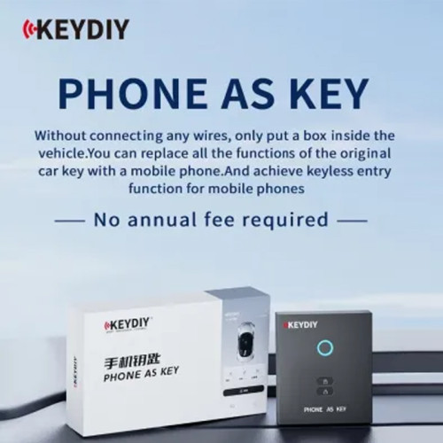 KEYDIY phone as KD key phonekey, mobile phone, becomes car remote key, keyless entry