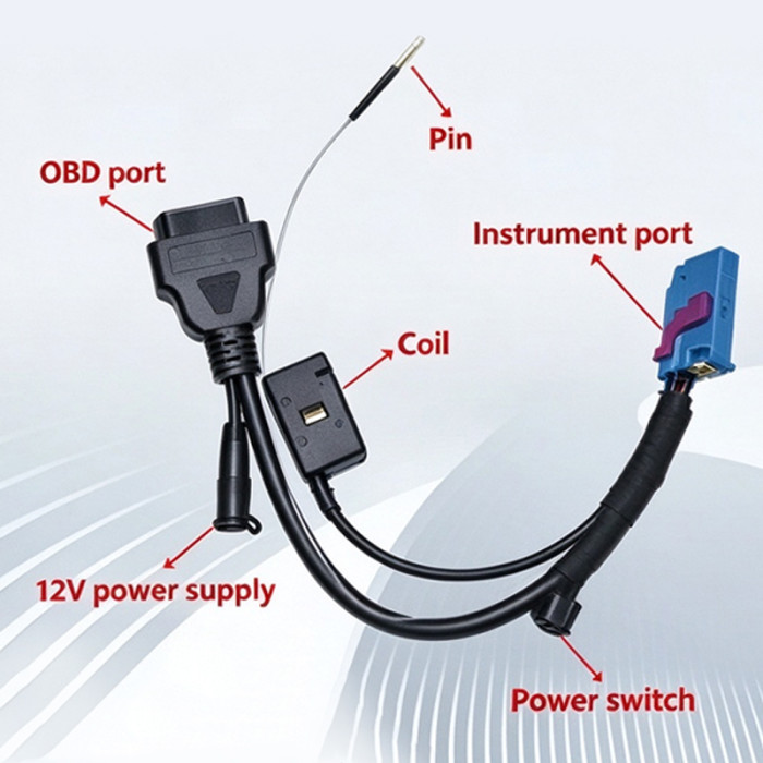 KD-VW01 Cable It supports thedirect generation of dealer keys on the testplatform