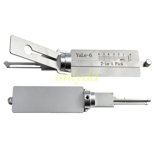 6YA Locksmith Tool 2-in-1 Pick for Yale Lock