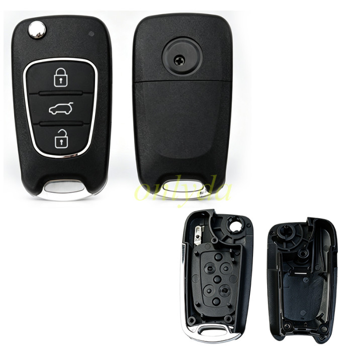 XKHY22EN  3 Buttons for Hyundai VVDI Key shell