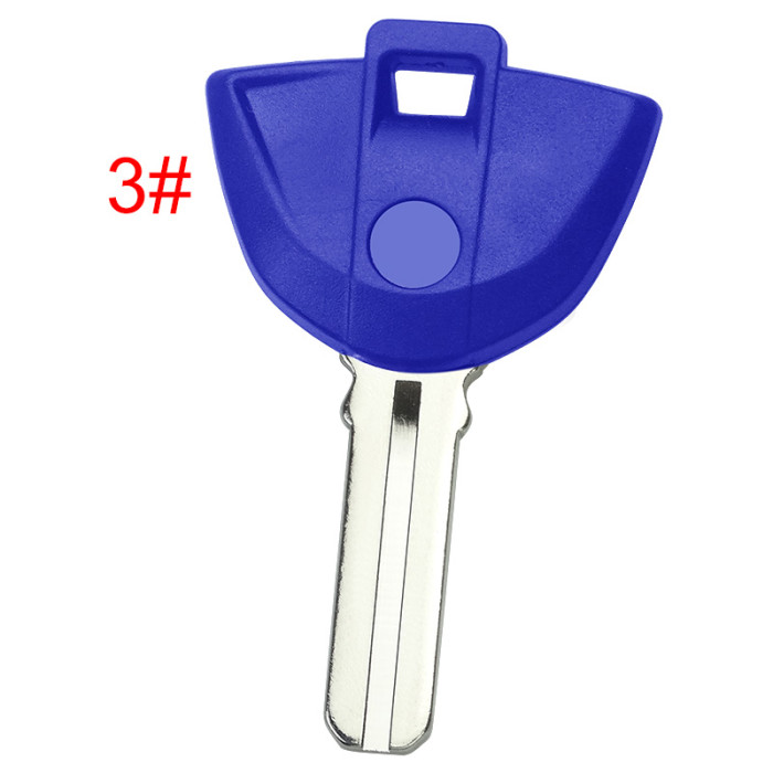 For BMW  Motrocycle key blank with badge，pls choose color