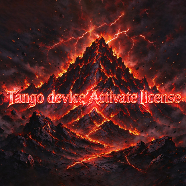 Tango device Activate license