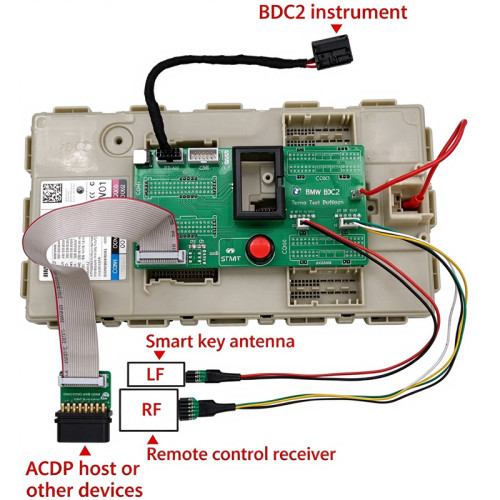 Yanhua BMW BDC2 Key Learning Bench Platform with AKL License A504 Support BMW G Series BDC2 AII Key Lost Work with ACDP Module 38