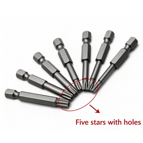 Safety Star Phillips Screwdriver Bit Set T10-T40 2  Length  7 Pieces/ lot