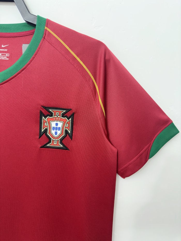 Portugal Home Retro Jersey 2006