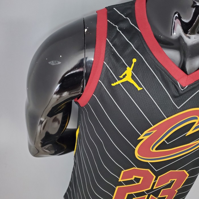 LeBron James Cleveland Cavaliers Theme Limited Edition Black Swingman Jersey