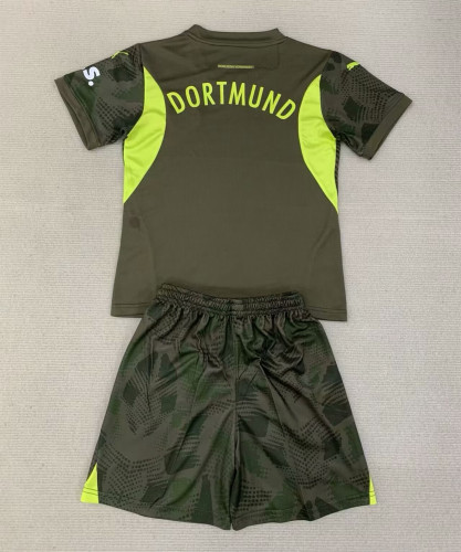 Borussia Dortmund Goalkeeper Kids Suit 24/25 Olive