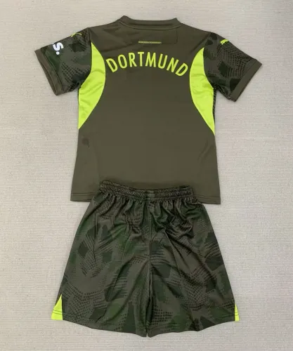 Borussia Dortmund Goalkeeper Kids Suit 24/25 Olive