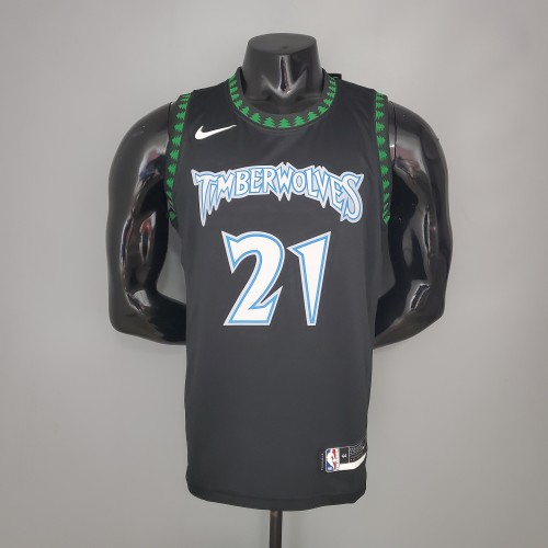 Kevin Garnett Minnesota Timberwolves 2018 Retro Swingman Jersey Black