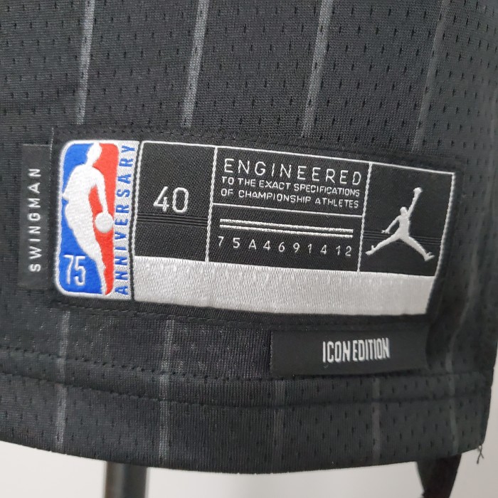 Scottie Pippen Chicago Bulls 75th Anniversary Swingman Jersey Flyers Black