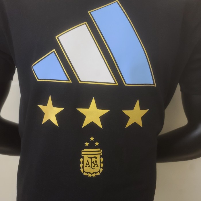 Argentina Casual T-shirt Black