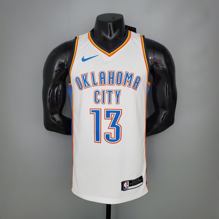 Paul George Oklahoma City Thunder Swingman Jersey White