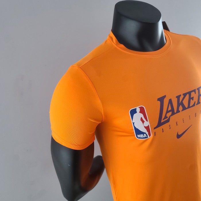 Los Angeles Lakers Casual T-shirt Orange
