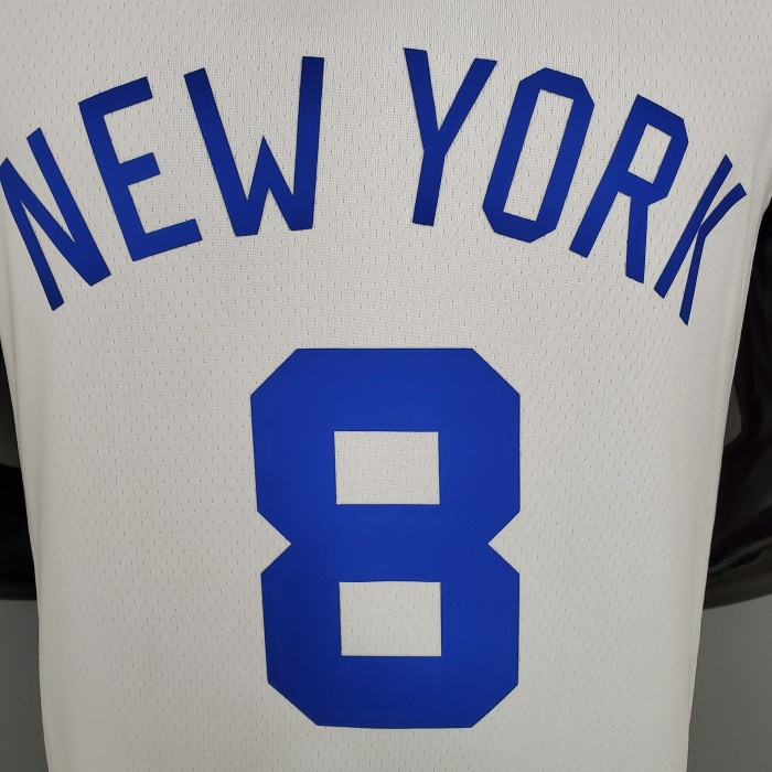 Kemba Walker New York Knicks 75th Anniversary Swingman Jersey White